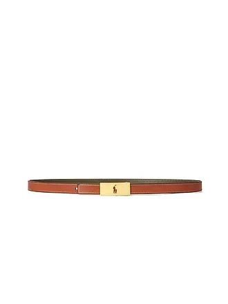 POLO RALPH LAUREN | Ceinture en cuir | olive